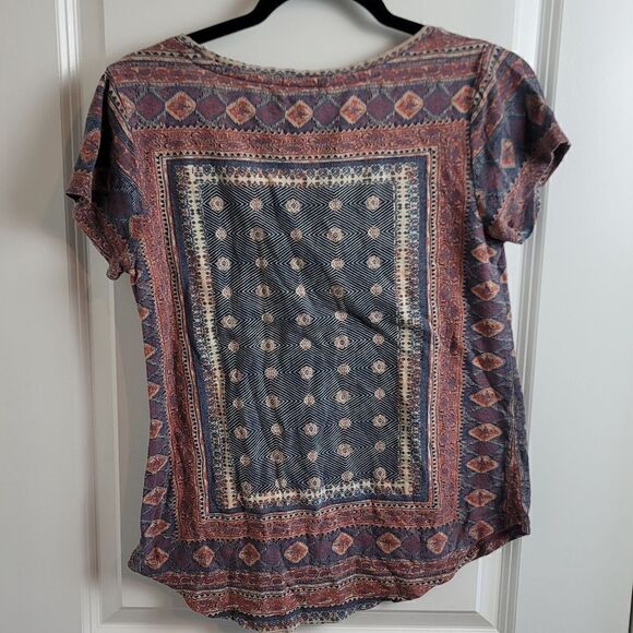 LUCKY BRAND Kanta Border Tee - Picture 6 of 8